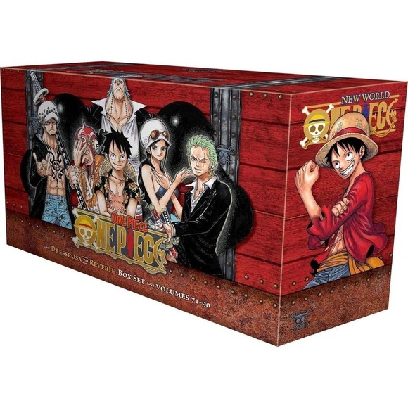 Viz Media Other - New! One Piece Box Set 4 Dressrosa to Reverie Volumes 71-90 Premium Eiichiro Oda